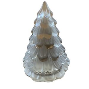 Mikasa Winter Dreams Tree Votive Holder 6 Inch‎ Clear Germany Christmas Decor